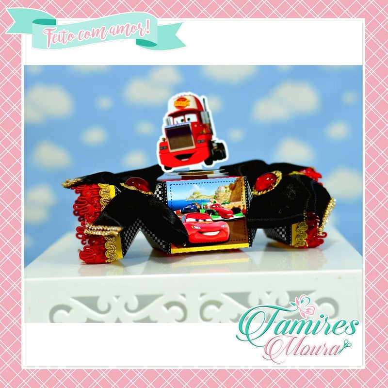 Lembrancinha Carros Carrinho Corrida Kart Relâmpago Mcqueen