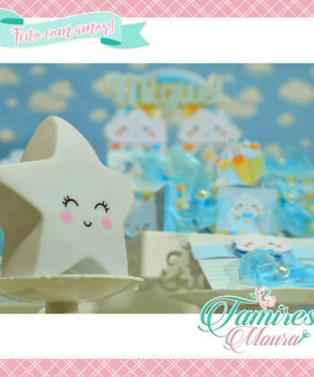Kit Moldes Chuva de amor menino (Corte e Monte)