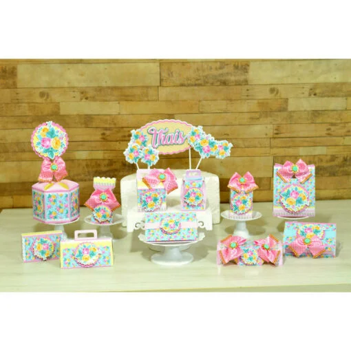 Kit Moldes Floral (Corte e Monte)