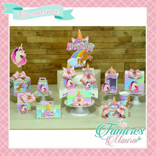 Kit Moldes Unicornio Teen (Corte e Monte) - Imagem 15