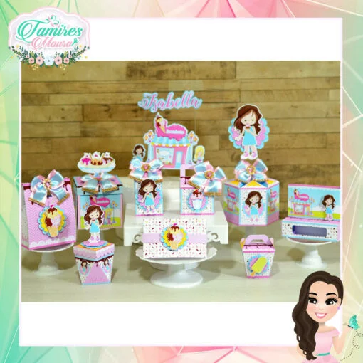 Kit Moldes Ice cream (Corte e Monte) - Imagem 16