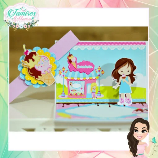 Kit Moldes Ice cream (Corte e Monte) - Imagem 5