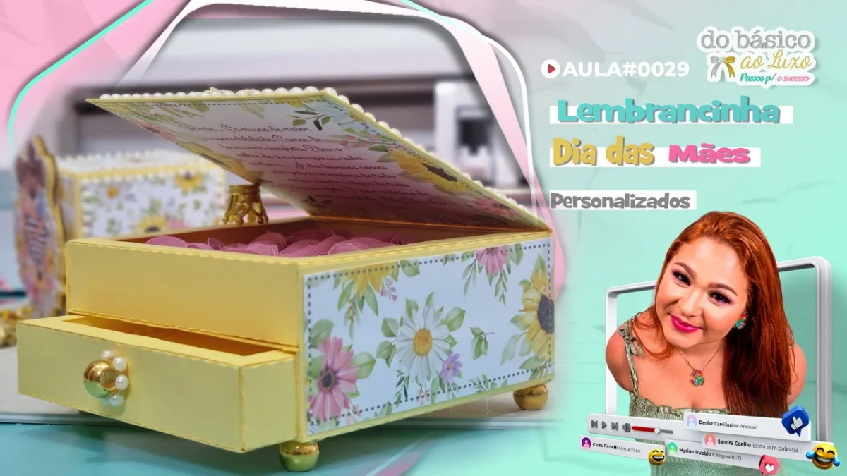 Preparativos Dia das Mães: criando presentes e lembrancinhas