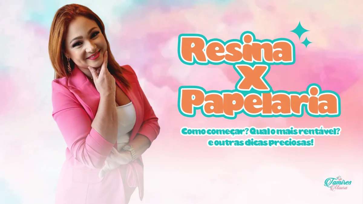 Resina x papelaria