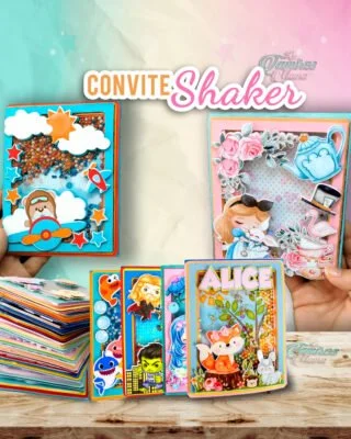 Convite Shaker Infantil