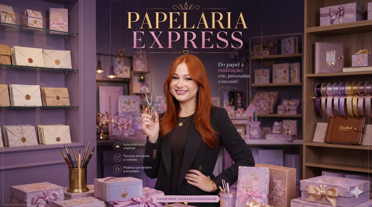Curso Papelaria Express Capa