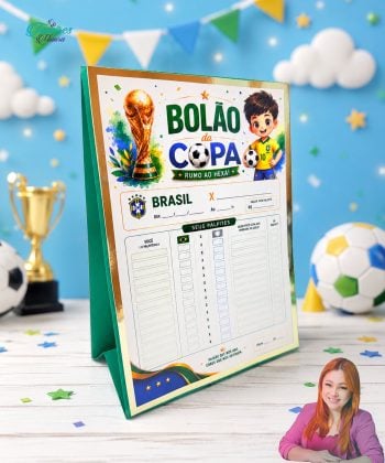 Coleção Copa DBL (Album, Mimos, Festa e Extras) - Imagem 52