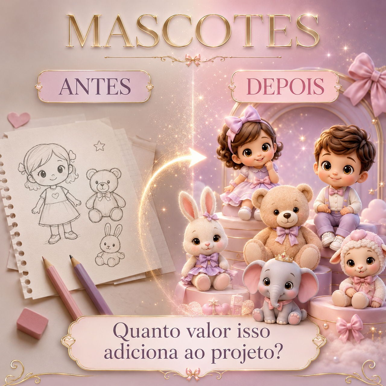Transformação de Mascotes com IA